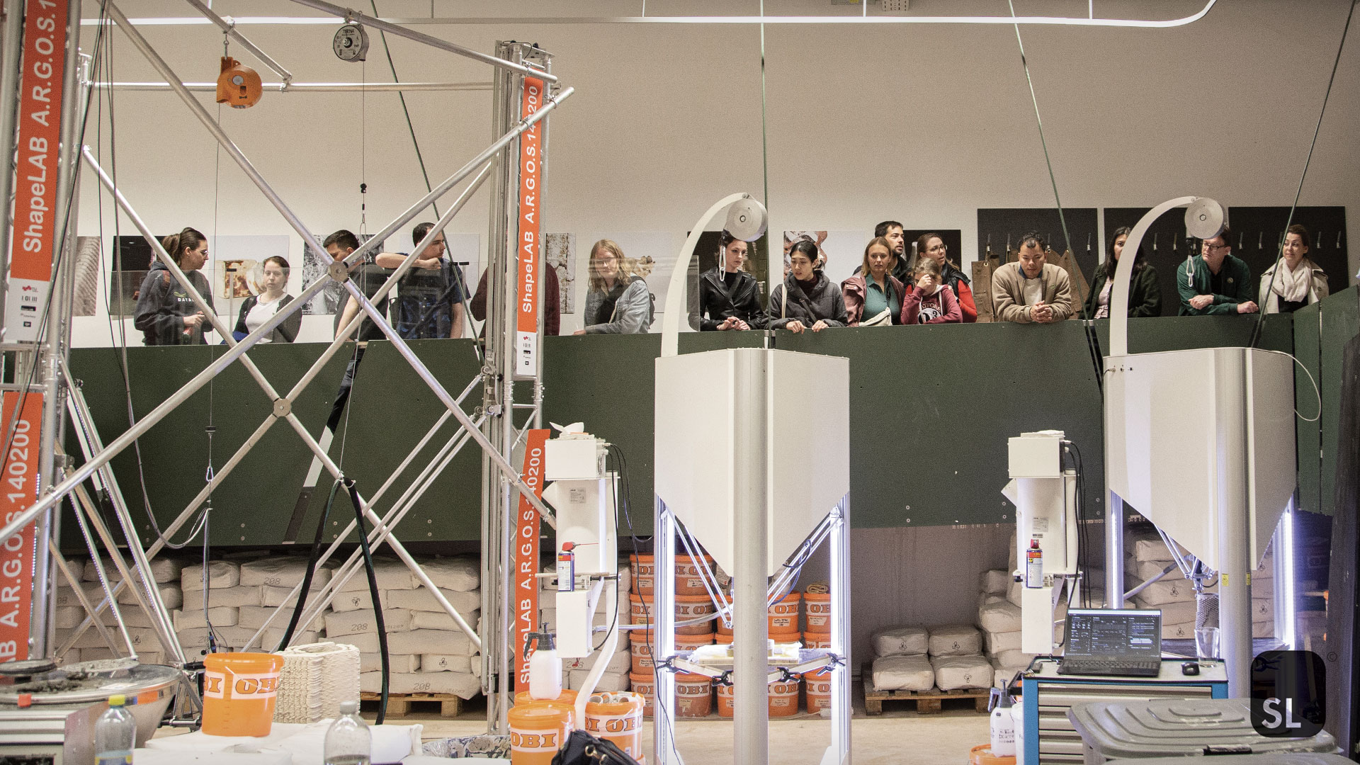 members of the public visiting Shape Lab